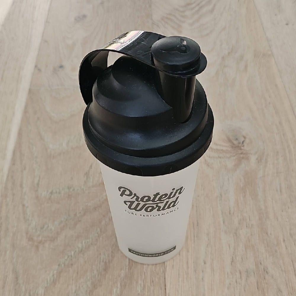 Black and White Shaker Bottle